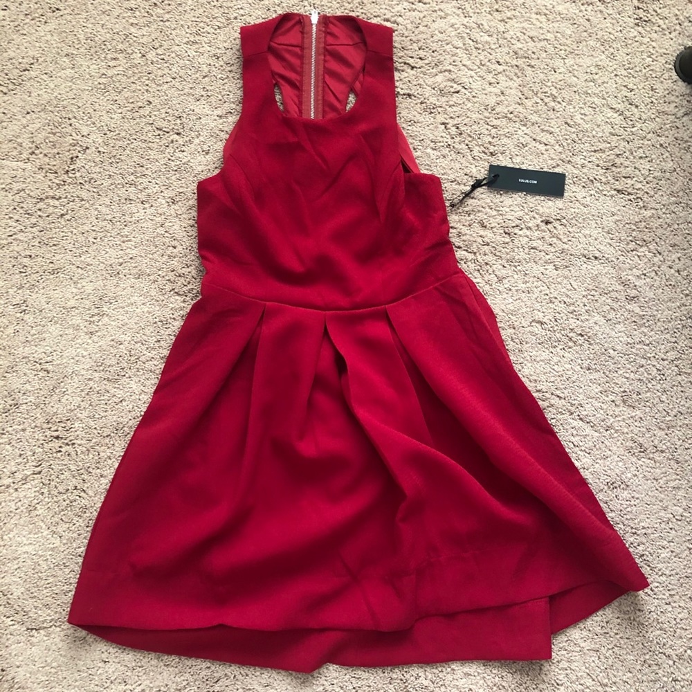 red homecoming dress